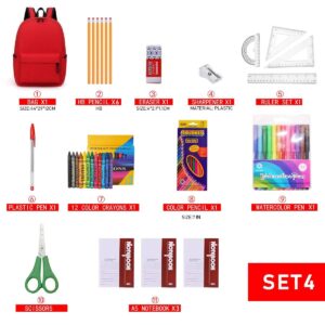 Set Escolar 4 (pack de 250 unidades)