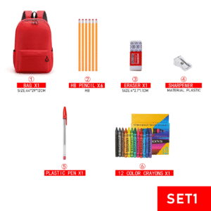 Set Escolar 1 (pack de 250 unidades)