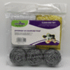 Cebolla dorada y plateada + Bola de alambre de acero 3PCS etiquetado opp