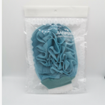 Guantes de baño de flores de baño lisos