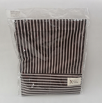 Delantal de rayas con ribete repelente al agua