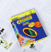 12 Colors colored pencil