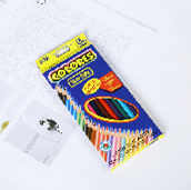 12 Colors colored pencil
