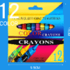 Crayons 12-Colour
