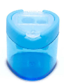 Pencil sharpener with two holes