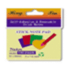 Plain coloured sticky notes