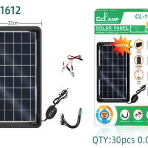 CL1612 2 puertos USB + cable con pinzas + salida 9V DC