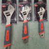 8"Adjustable Wrenches with rubberized/anti-slip handle