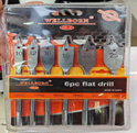 Flat file plastic clip