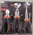 3pc Pliers SET 8"